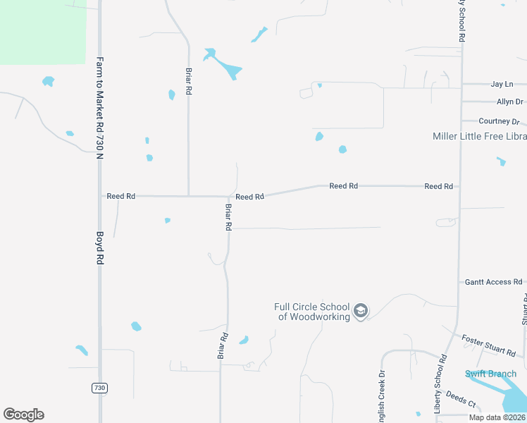 map of restaurants, bars, coffee shops, grocery stores, and more near 7765 Reed Road in Azle