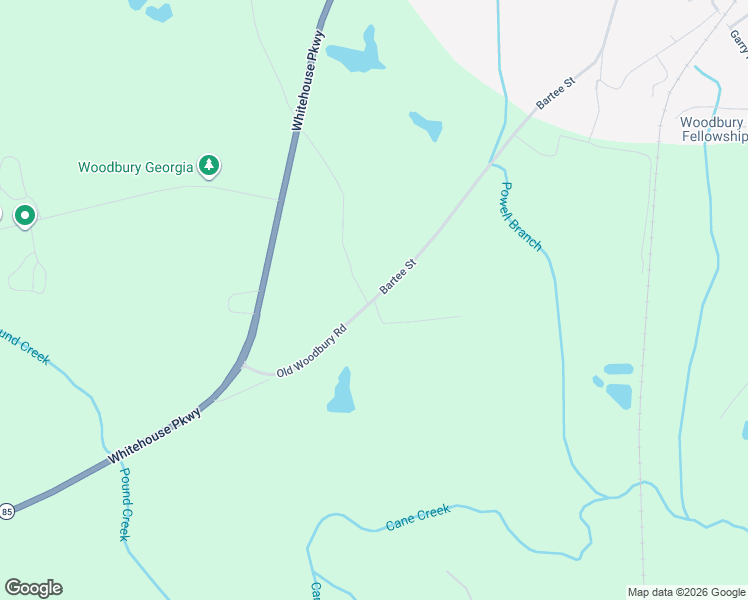 map of restaurants, bars, coffee shops, grocery stores, and more near 1404 Old Woodbury Highway in Woodbury