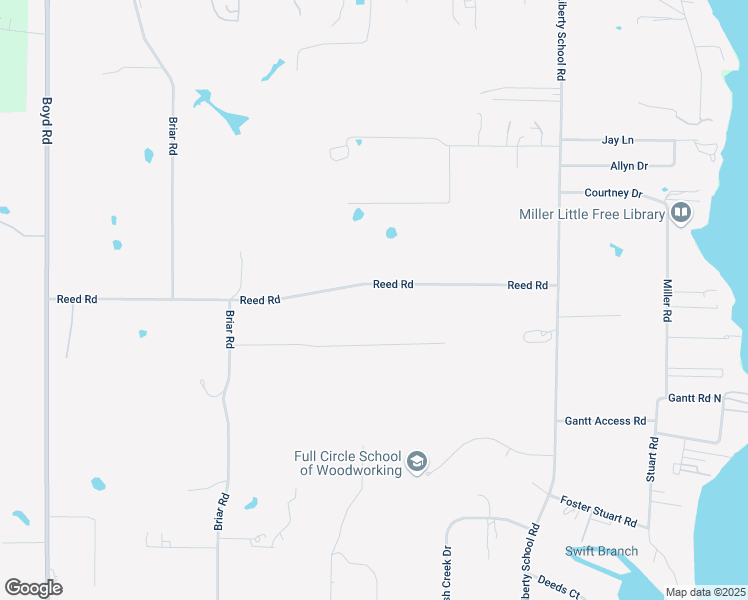 map of restaurants, bars, coffee shops, grocery stores, and more near 7561 Reed Road in Azle