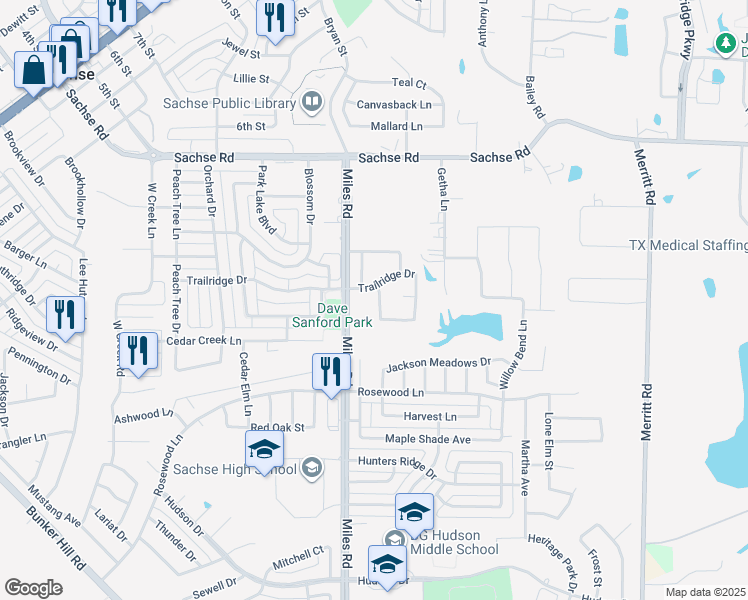 4700 Miles Road, Sachse TX Walk Score