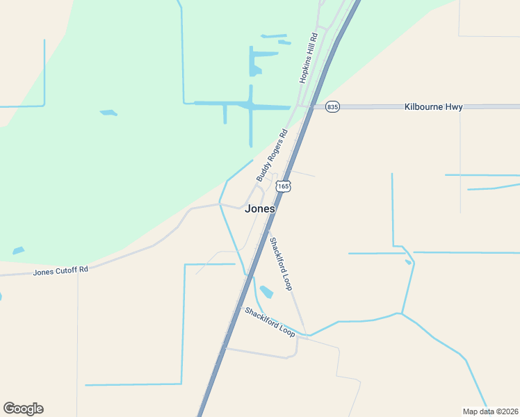 map of restaurants, bars, coffee shops, grocery stores, and more near in Jones