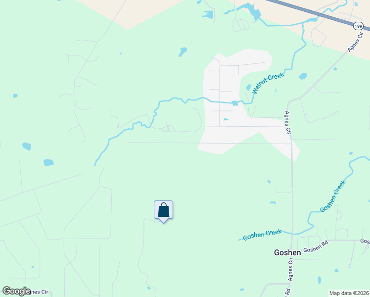 map of restaurants, bars, coffee shops, grocery stores, and more near 767 Eagles Way in Springtown