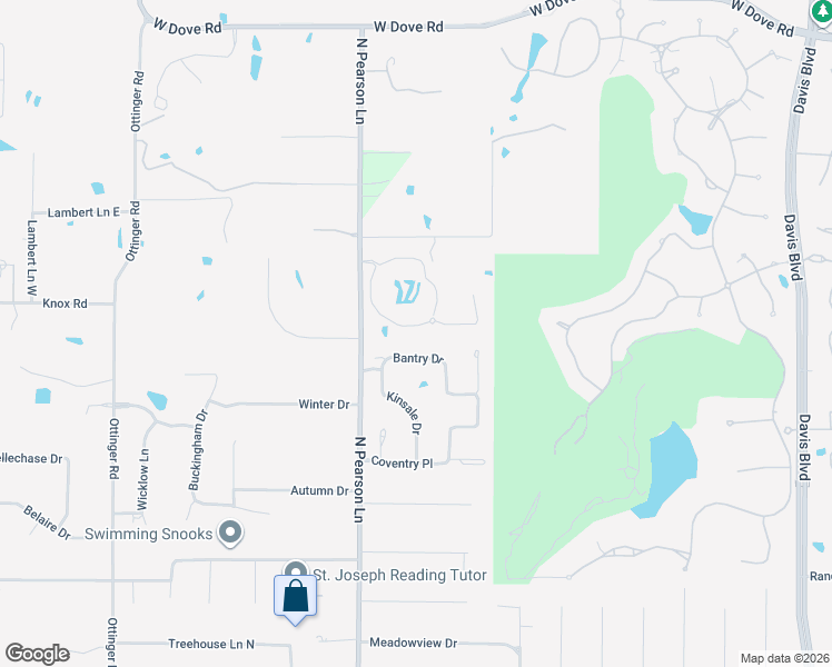 map of restaurants, bars, coffee shops, grocery stores, and more near 2017 Bantry Drive in Keller