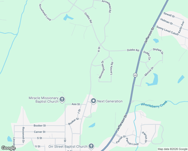 map of restaurants, bars, coffee shops, grocery stores, and more near 901-999 Crestwood Circle in Alexander City