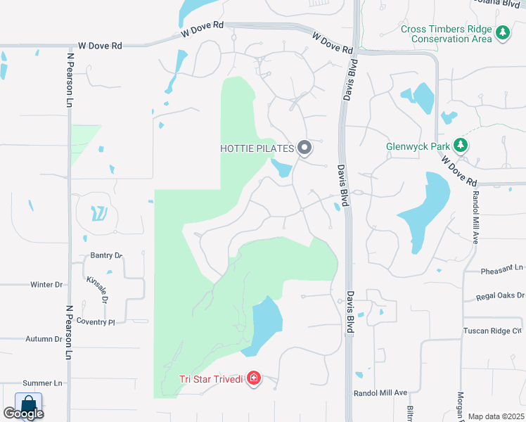 map of restaurants, bars, coffee shops, grocery stores, and more near 2200 Vaquero Club Drive in Westlake