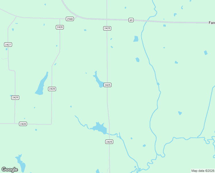 map of restaurants, bars, coffee shops, grocery stores, and more near 2373 County Road 2425 in Como