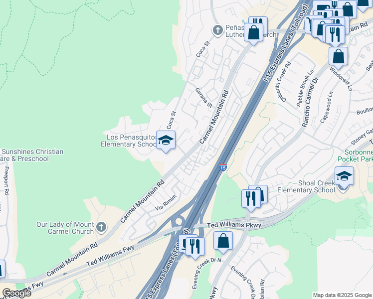 10752 Carmel Mountain Road, San Diego CA Walk Score