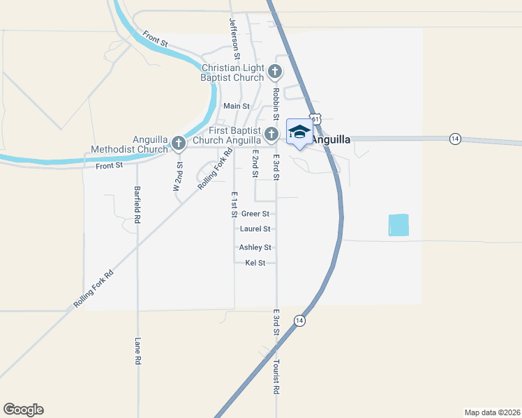 map of restaurants, bars, coffee shops, grocery stores, and more near 97 Greer Street in Anguilla