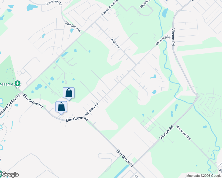 map of restaurants, bars, coffee shops, grocery stores, and more near 3275 Whiteley Road in Wylie