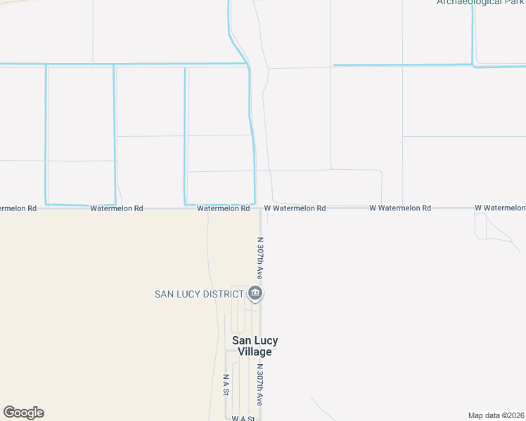 map of restaurants, bars, coffee shops, grocery stores, and more near 30697 West Watermelon Road in Gila Bend