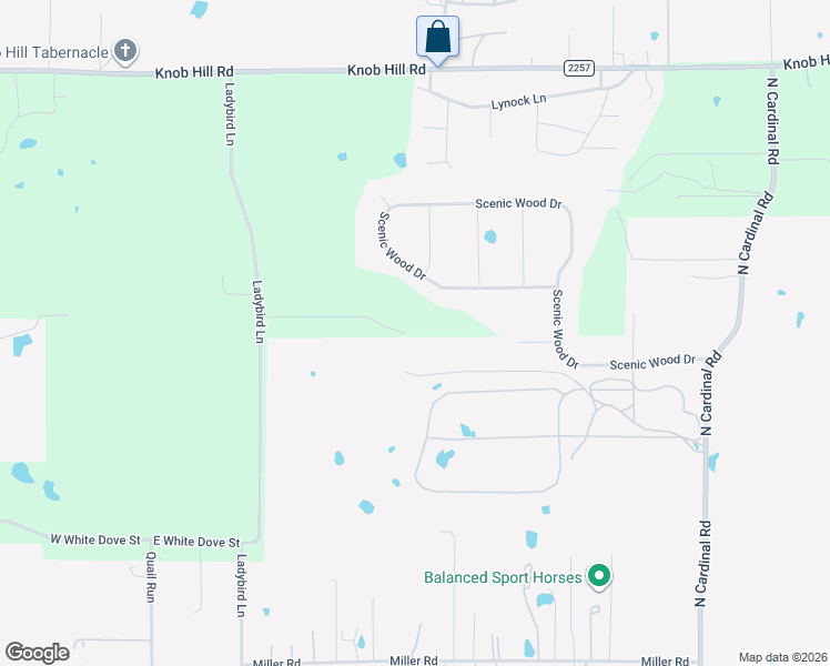 map of restaurants, bars, coffee shops, grocery stores, and more near 1979 Ladybird Lane in Azle