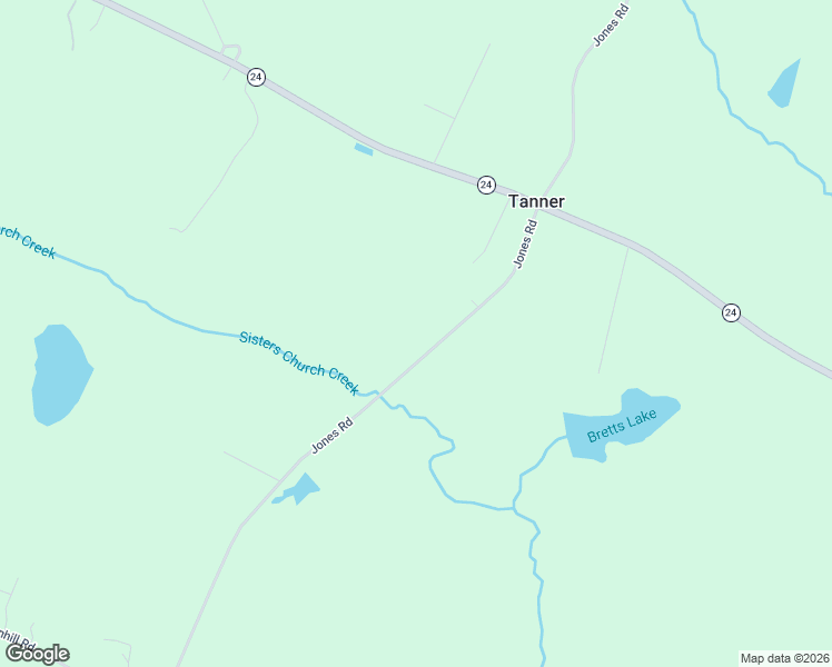map of restaurants, bars, coffee shops, grocery stores, and more near 2809 Jones Road in Sandersville