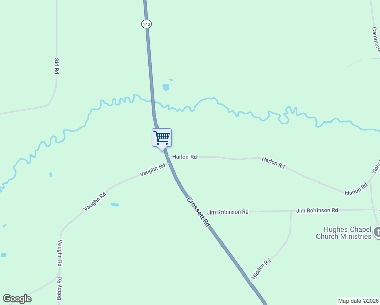 map of restaurants, bars, coffee shops, grocery stores, and more near 5064-5682 Harlon Road in Bastrop