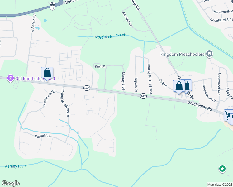 map of restaurants, bars, coffee shops, grocery stores, and more near 99 Ashley Bluffs Road in Summerville