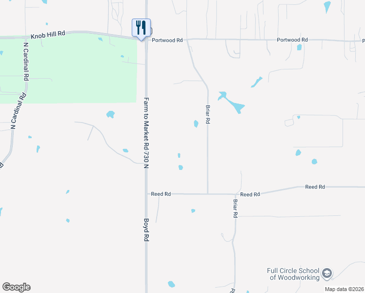 map of restaurants, bars, coffee shops, grocery stores, and more near 13345 Briar Road in Azle