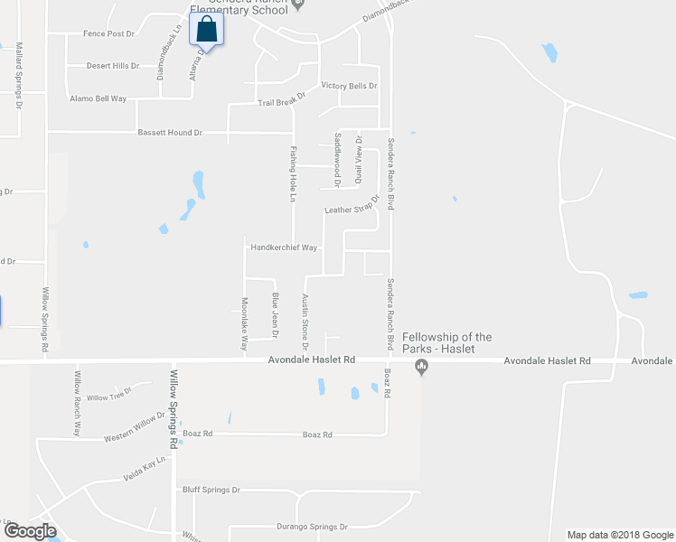 map of restaurants, bars, coffee shops, grocery stores, and more near 13361 Austin Stone Drive in Haslet