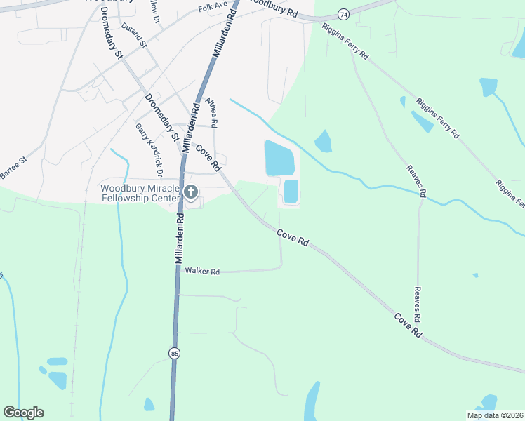 map of restaurants, bars, coffee shops, grocery stores, and more near 596 Cove Road in Woodbury