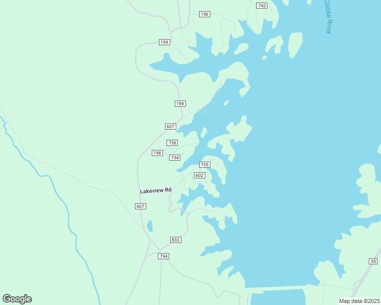 map of restaurants, bars, coffee shops, grocery stores, and more near 254 County Road 198 in Clanton