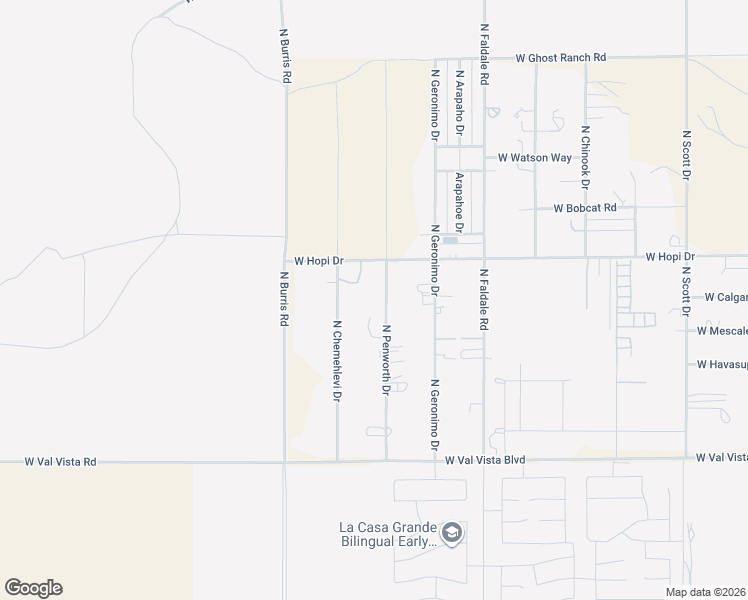map of restaurants, bars, coffee shops, grocery stores, and more near 10244 N Penworth Dr in Casa Grande
