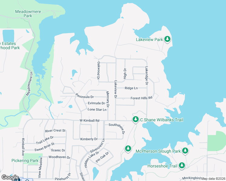 map of restaurants, bars, coffee shops, grocery stores, and more near 3421 Lakeview Drive in Grapevine