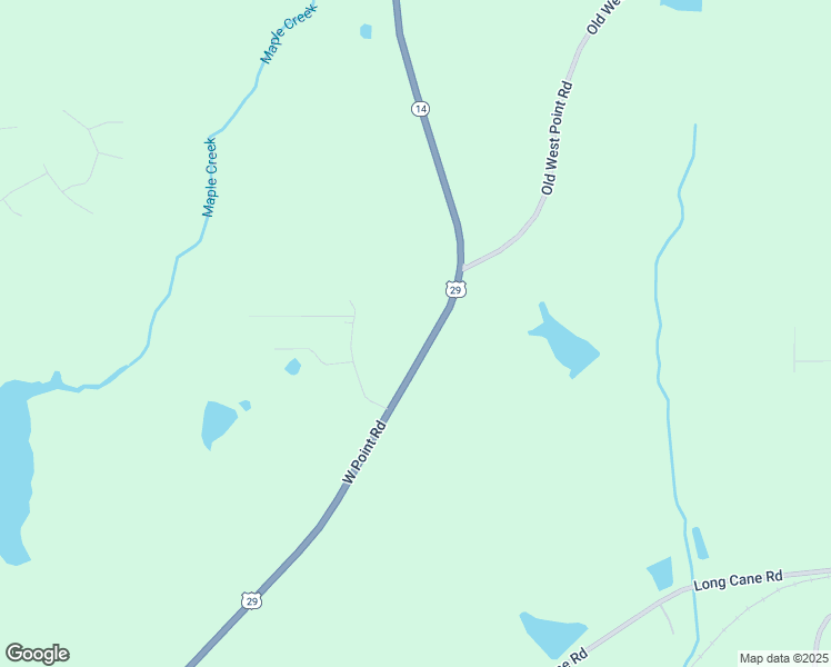 map of restaurants, bars, coffee shops, grocery stores, and more near 4864 West Point Road in LaGrange