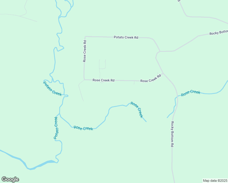 map of restaurants, bars, coffee shops, grocery stores, and more near 255 Rose Creek Road in The Rock