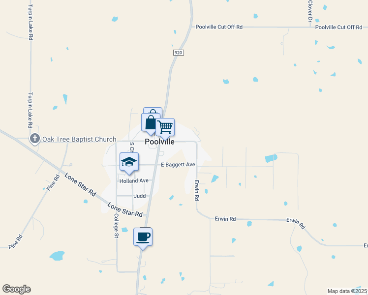 map of restaurants, bars, coffee shops, grocery stores, and more near 212 Erwin Road in Poolville