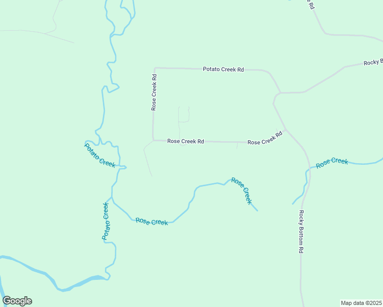 map of restaurants, bars, coffee shops, grocery stores, and more near 255 Rose Creek Road in The Rock