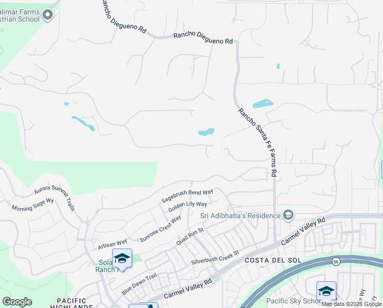 map of restaurants, bars, coffee shops, grocery stores, and more near in Rancho Santa Fe