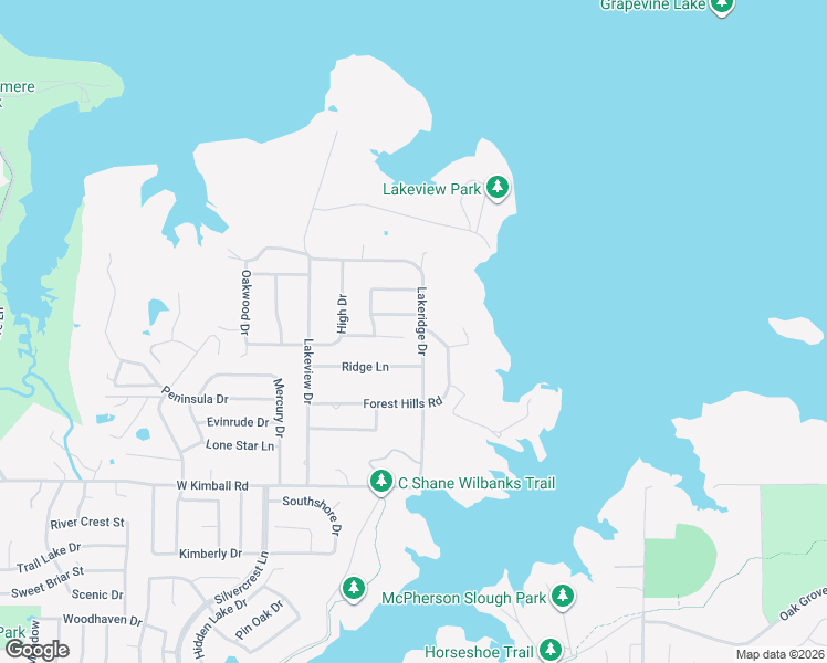map of restaurants, bars, coffee shops, grocery stores, and more near 3603 Lakeridge Drive in Grapevine