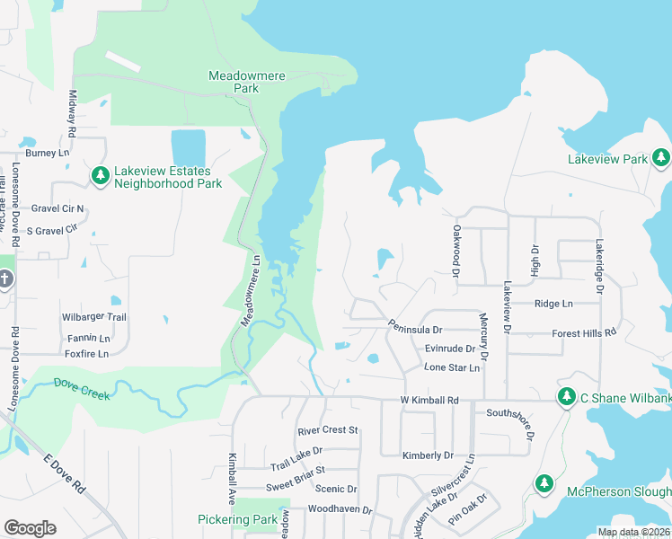 map of restaurants, bars, coffee shops, grocery stores, and more near 2918 Peninsula Drive in Grapevine