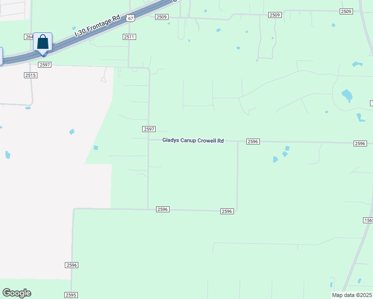 map of restaurants, bars, coffee shops, grocery stores, and more near 4465 Gladys Canup Crowell Road in Royse City