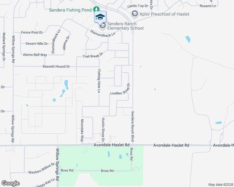 map of restaurants, bars, coffee shops, grocery stores, and more near 13416 Leather Strap Drive in Haslet