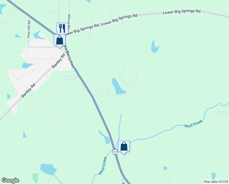 map of restaurants, bars, coffee shops, grocery stores, and more near 110 Hamilton Lake Drive in LaGrange
