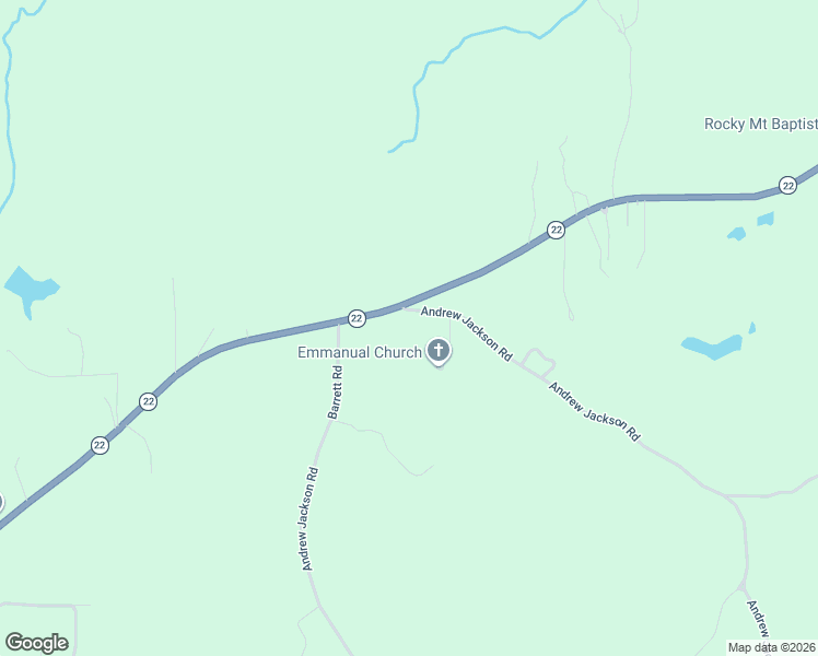 map of restaurants, bars, coffee shops, grocery stores, and more near 16 Andrew Jackson Rd in Alexander City