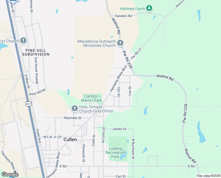 map of restaurants, bars, coffee shops, grocery stores, and more near 1208 Henrietta White Boulevard in Springhill