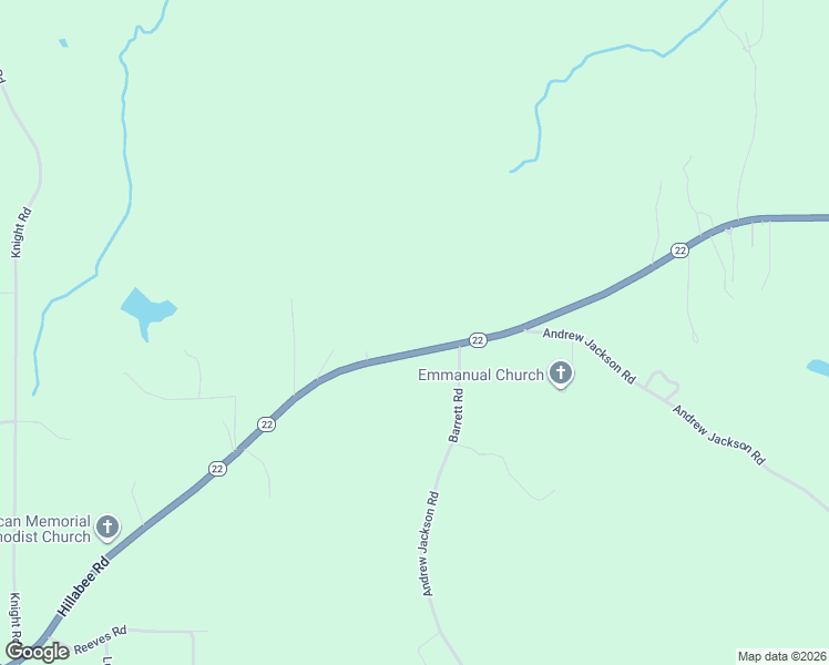 map of restaurants, bars, coffee shops, grocery stores, and more near 4885 Highway 22 in Alexander City