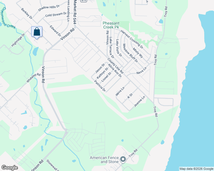 map of restaurants, bars, coffee shops, grocery stores, and more near 1823 Madeleine Street in Wylie