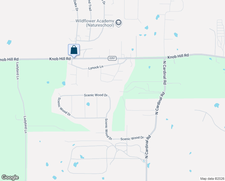 map of restaurants, bars, coffee shops, grocery stores, and more near 6040 Hidden Circle in Azle