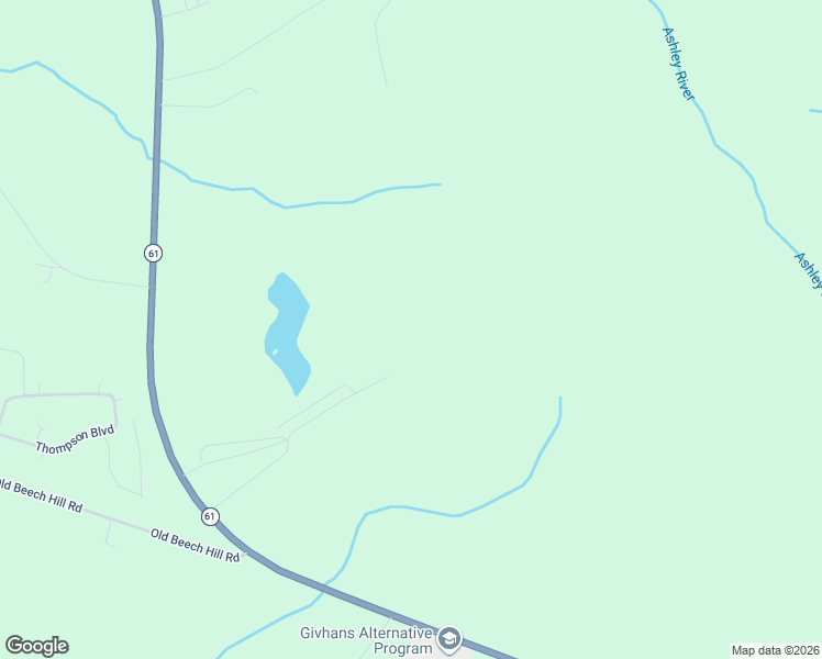 map of restaurants, bars, coffee shops, grocery stores, and more near 354 Palfrey Drive in Ridgeville