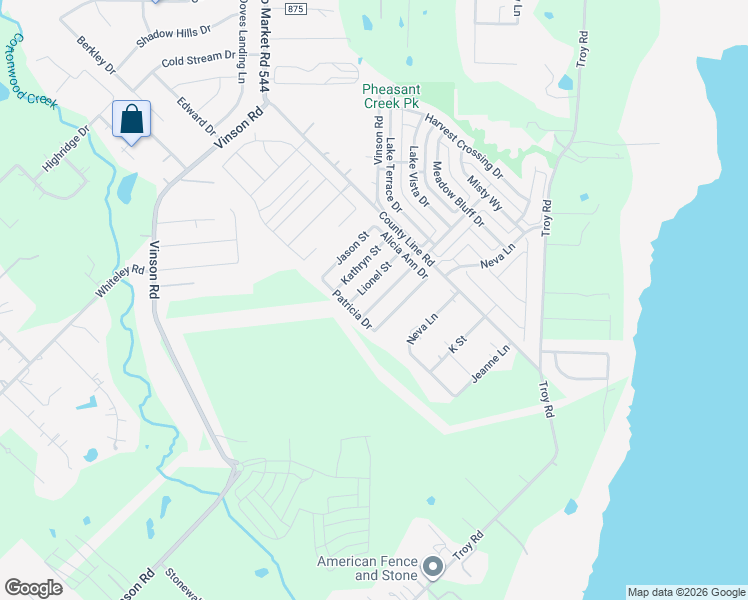 map of restaurants, bars, coffee shops, grocery stores, and more near 1823 Madeleine Street in Wylie