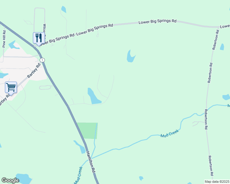 map of restaurants, bars, coffee shops, grocery stores, and more near 131 Hamilton Lake Drive in LaGrange