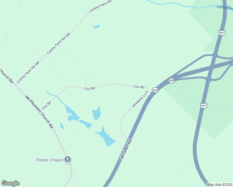 map of restaurants, bars, coffee shops, grocery stores, and more near 153A Cox Road in Gordon