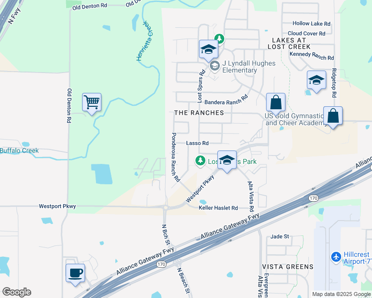 map of restaurants, bars, coffee shops, grocery stores, and more near 13500 Dove Ranch Road in Roanoke