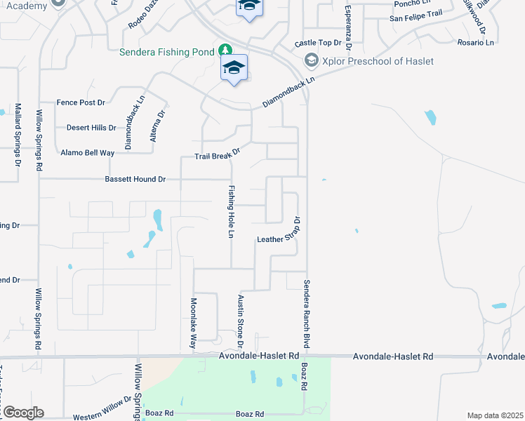map of restaurants, bars, coffee shops, grocery stores, and more near 13425 Quail View Drive in Haslet