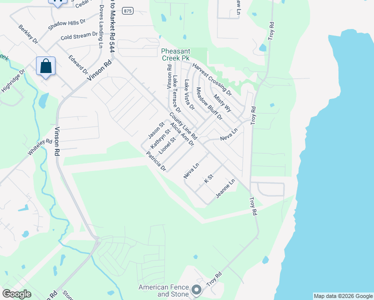 map of restaurants, bars, coffee shops, grocery stores, and more near 84 Nicholas Street in Wylie