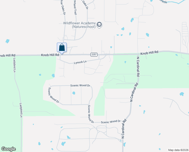 map of restaurants, bars, coffee shops, grocery stores, and more near 6040 Hidden Cir in Azle