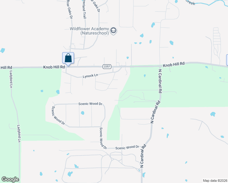 map of restaurants, bars, coffee shops, grocery stores, and more near 1421 Oaknoll Court in Azle