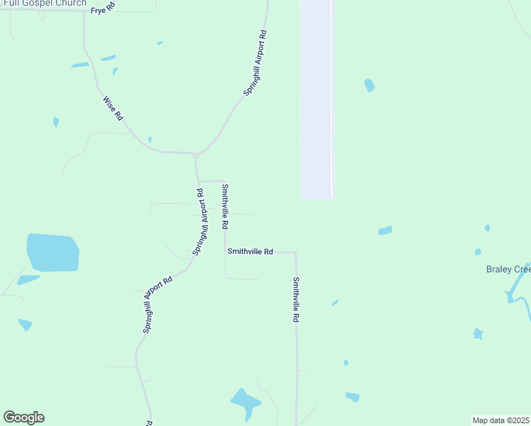 map of restaurants, bars, coffee shops, grocery stores, and more near 188 Smithville Road in Springhill