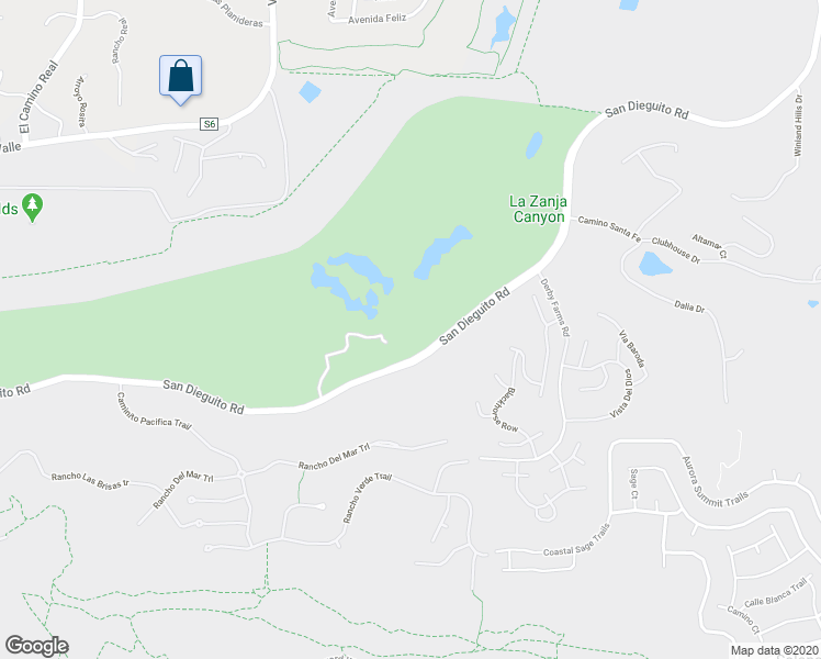 map of restaurants, bars, coffee shops, grocery stores, and more near 15150 San Dieguito Rd in San Diego